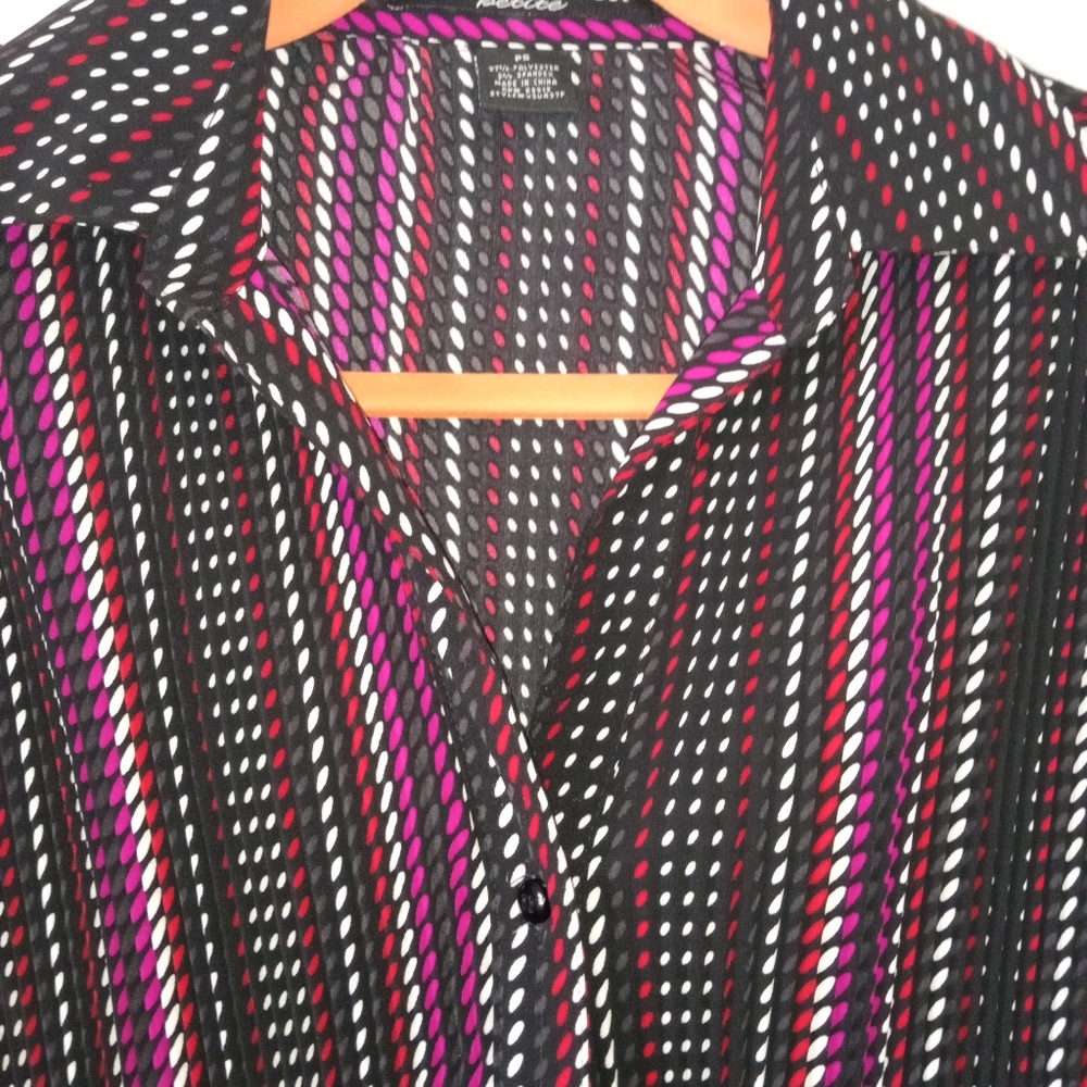 Scott Taylor petite small long sleeve blouse